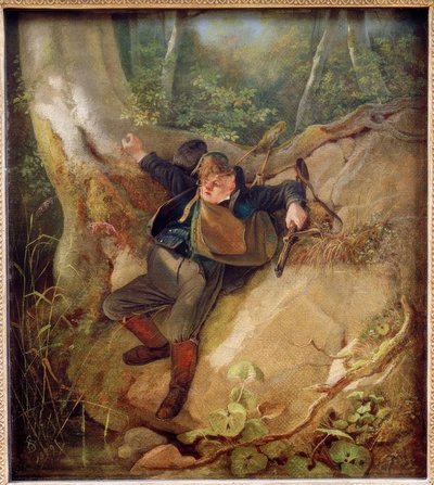Jagtulykke af Carl Spitzweg