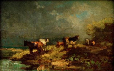 Køer på landet af Carl Spitzweg