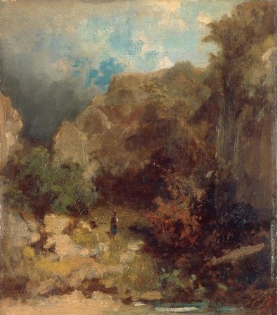 Pige i skoven af Carl Spitzweg