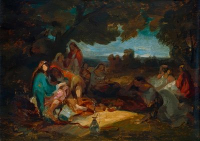 Det orientalske samfund af Carl Spitzweg