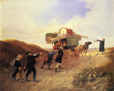 Rejsende komikere af Carl Spitzweg