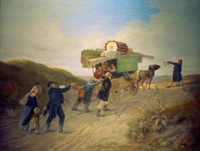 Rejsende komikere af Carl Spitzweg