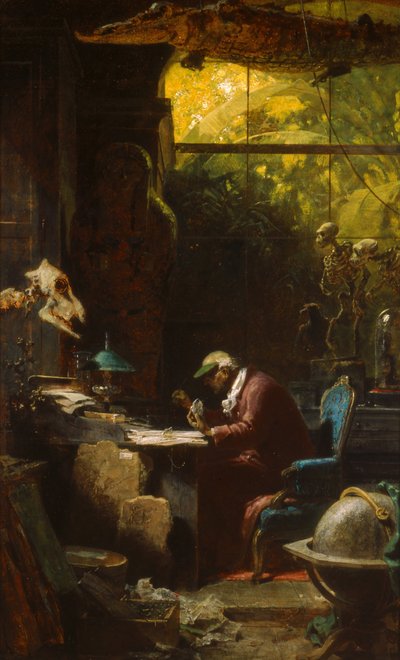 Naturvidenskabsforsker af Carl Spitzweg