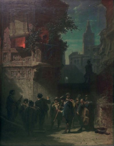 Spansk serenade af Carl Spitzweg