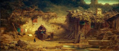 Strikke eremit af Carl Spitzweg