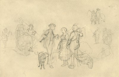 Verabredetes Rendezvous, midten af slutningen af det 19. århundrede, c1924. af Carl Spitzweg