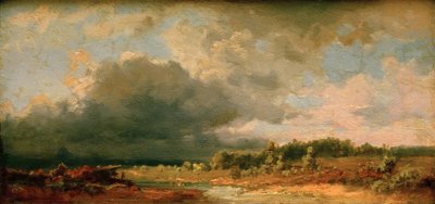 Voralpenlandschaft (Motif an der Amper) af Carl Spitzweg