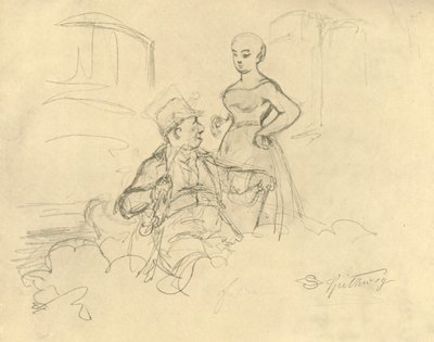Hvad er glædeligt, midten af ​​slutningen af ​​det 19. århundrede, c1924. af Carl Spitzweg