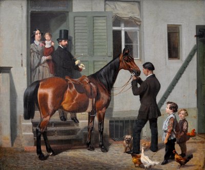 Kunstnerens ridt af Carl Steffeck