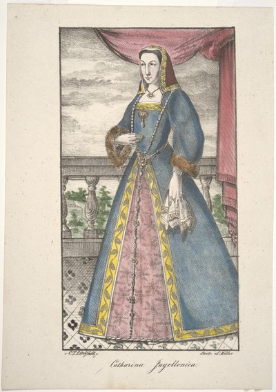 Catherine Jagiellon af Carl Theodor Löwstädt