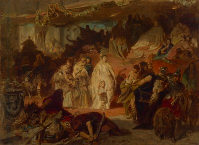 Thusnelda i Germanicus triumftog af Carl Theodor von Piloty