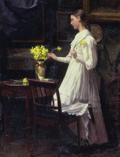 Arrangering af påskeliljer af Carl Thomsen