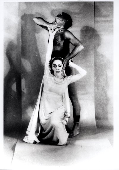 Martha Graham (1894-1991) og Bertram Ross (1920-2003) i 