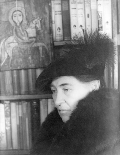 Willa Cather (1873-1947) 22. januar 1936 (s/h-foto) af Carl Van Vechten