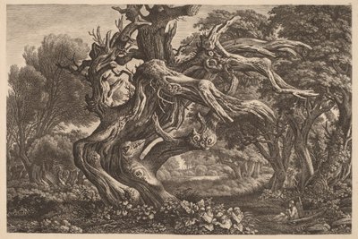 Et dødt egetræ af Carl Wilhelm Kolbe