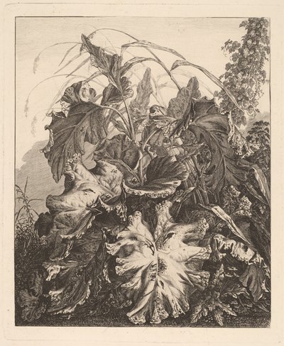 Løv med rør af Carl Wilhelm Kolbe