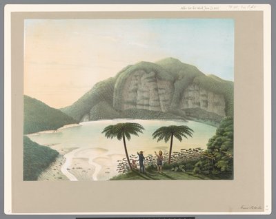 Kratersøen ved vulkanen Patocha i Java af Carl Wilhelm Mieling (possibly)