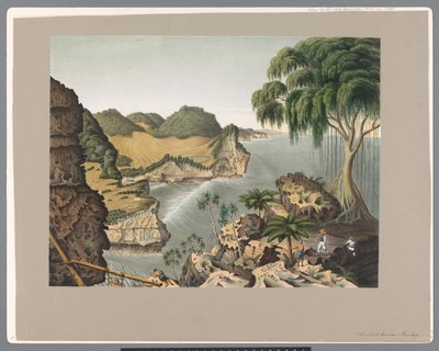 Sydkysten af ​​Java, øst for Rankop af Carl Wilhelm Mieling (possibly)