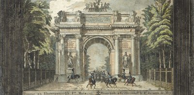 Festival i Catherinehof, 1824-1825. af Carl von Hampeln