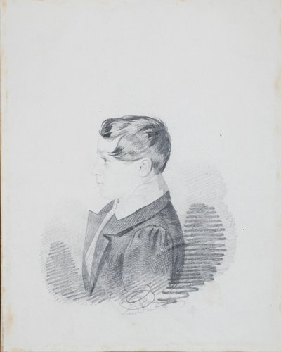 Portræt af grev Leonid Mikhailovich Golitsyn 1806-1860, 1830
