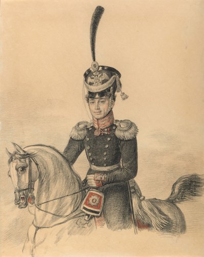 Portræt af Nikolay Alexandrovich Islenyev 1785-1851, slutningen af 1810
