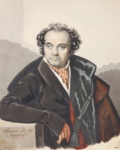 Portræt af Sergey Dmitryevich Lvov 1781-1857, 1820