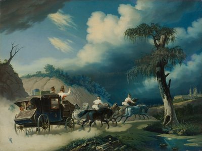 Trojka under et tordenvejr, 1830