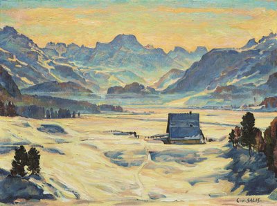 Champesch II (olie på lærred) af Carl von Salis