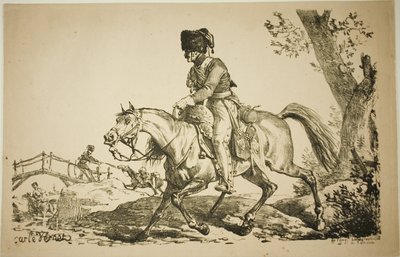 Artillerist til hest af Carle Vernet