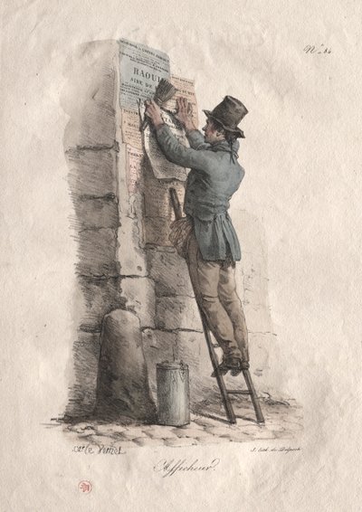 Bill plakat. af Carle Vernet