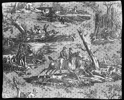 La Route de Jouy (Vejen til Jouy) (møbelstof) af Carle Vernet