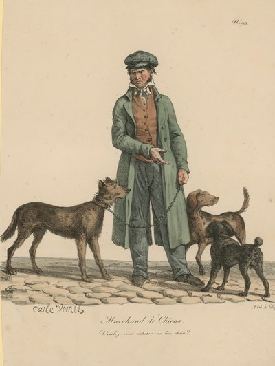 Hundehandler af Carle Vernet