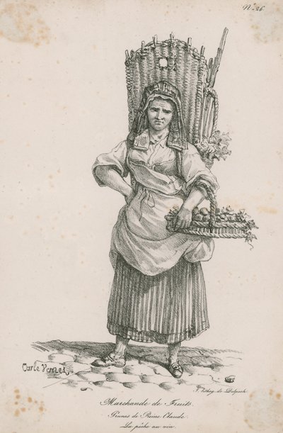 Frugt sælger af Carle Vernet