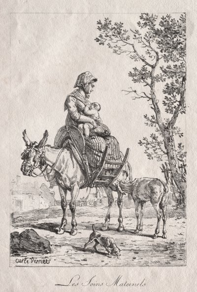 Mødrepleje af Carle Vernet