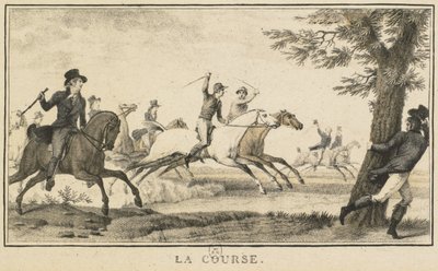 Racing Scenes: Race Scènes Hippiques: La course. af Carle Vernet