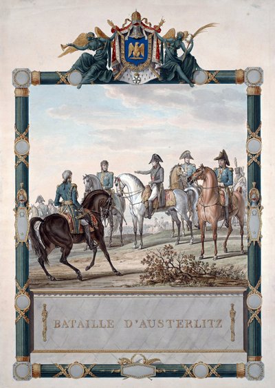 Slaget ved Austerlitz den 2. december af Carle Vernet
