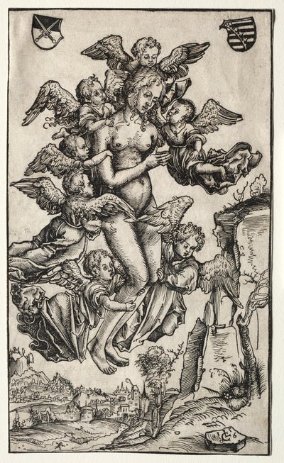 Den hellige Maria Magdalenes ekstase af Carle Vernet
