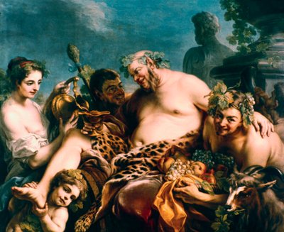 Drunken Silenus, 1747. af Carle van Loo