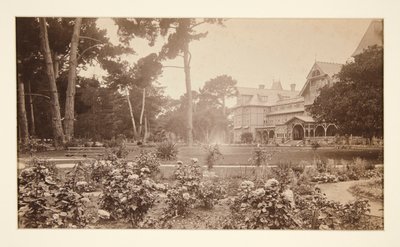 Hotel del Monte, Monterey, Rose Garden af Carleton E. Watkins