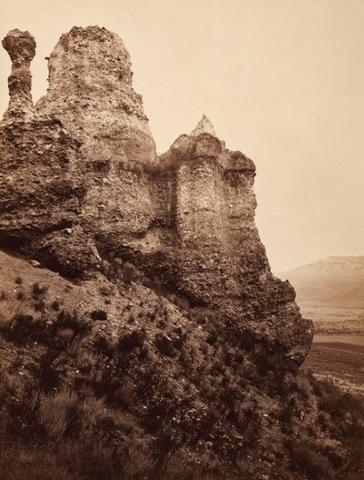 Witches Rock, nær Echo City, Utah af Carleton E. Watkins