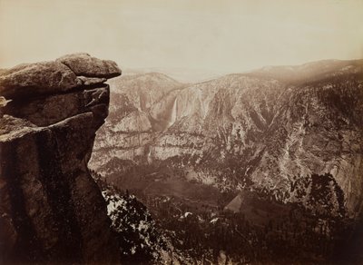 Yosemite Falls fra Glacier Point af Carleton E. Watkins