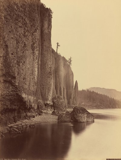 Kap Horn, Columbia River, Oregon,1867 (foto) af Carleton Emmons Watkins