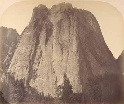 Cathedral Rock, 1861. af Carleton Emmons Watkins