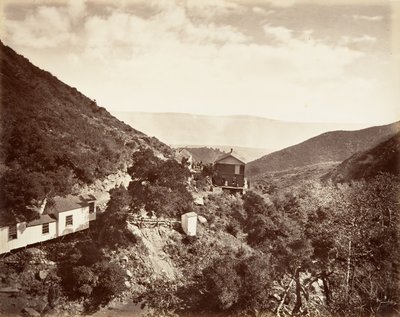Hot Sulphur Springs, Santa Barbara, 1876, trykt ca. 1876. af Carleton Emmons Watkins