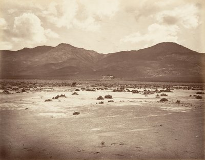 Road View to Sutro Tunnel, 1875, trykt ca. 1876. af Carleton Emmons Watkins