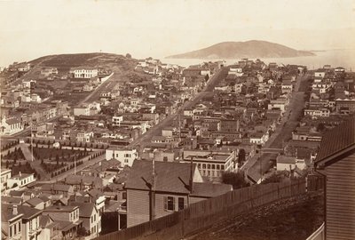 San Francisco, 1864, trykt ca. 1876. af Carleton Emmons Watkins