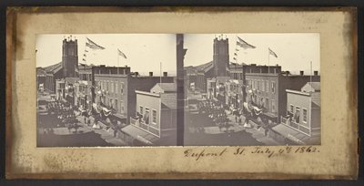 Dupont Street, 4. juli 1862 af Carleton Watkins