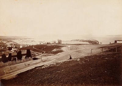 Golden Gate fra Russian Hill af Carleton Watkins