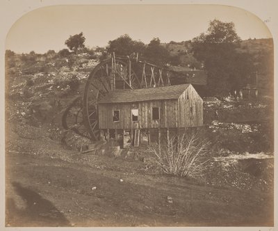 [Mølle ved Mariposa Creek] af Carleton Watkins
