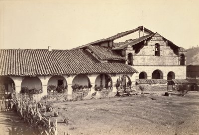 Mission, San Antonio de Padua af Carleton Watkins